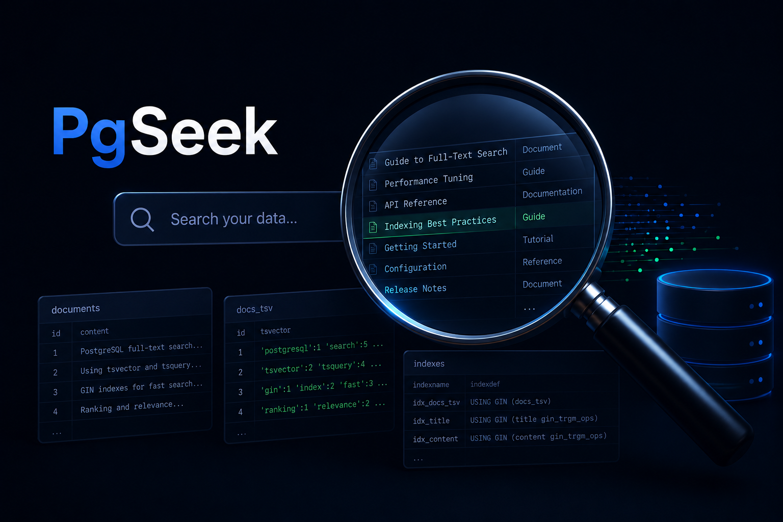 PgSeek blog preview image for the PostgreSQL and containerized development post